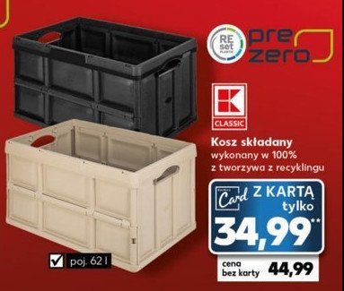 Kosz sk艂adany 62 l K-classic promocja