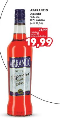 Bitter Aperitif Aparancio promocja w Kaufland