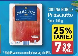 Szynka prosciutto Cucina nobile promocja