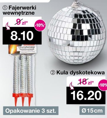 Kula dyskotekowa, Ø 15cm promocja w Woolworth