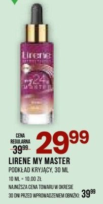 Podkład Lirene My Master promocja w Drogerie Natura