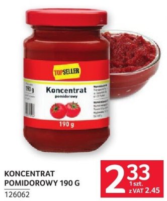 Koncentrat pomidorowy 190 g promocja w Selgros
