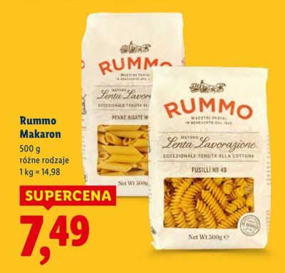 Makaron Rummo promocja w Lidl