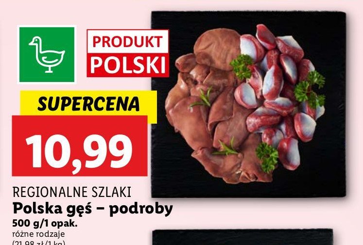 Podroby z gęsi białej kołudzkiej REGIONALNE SZLAKI promocja