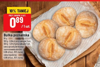 Bułka poznańska promocja w POLOmarket
