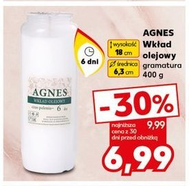 Wkład olejowy 400g Agnes promocja