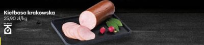 Kiełbasa krakowska Dobrowolscy promocja w Delikatesy Centrum