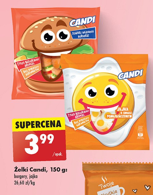 Żelki burgery Candi (biedronka) promocja