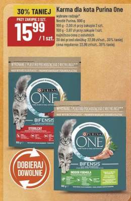 Karma dla kota Purina One Bifensis Sterilcat promocja w POLOmarket