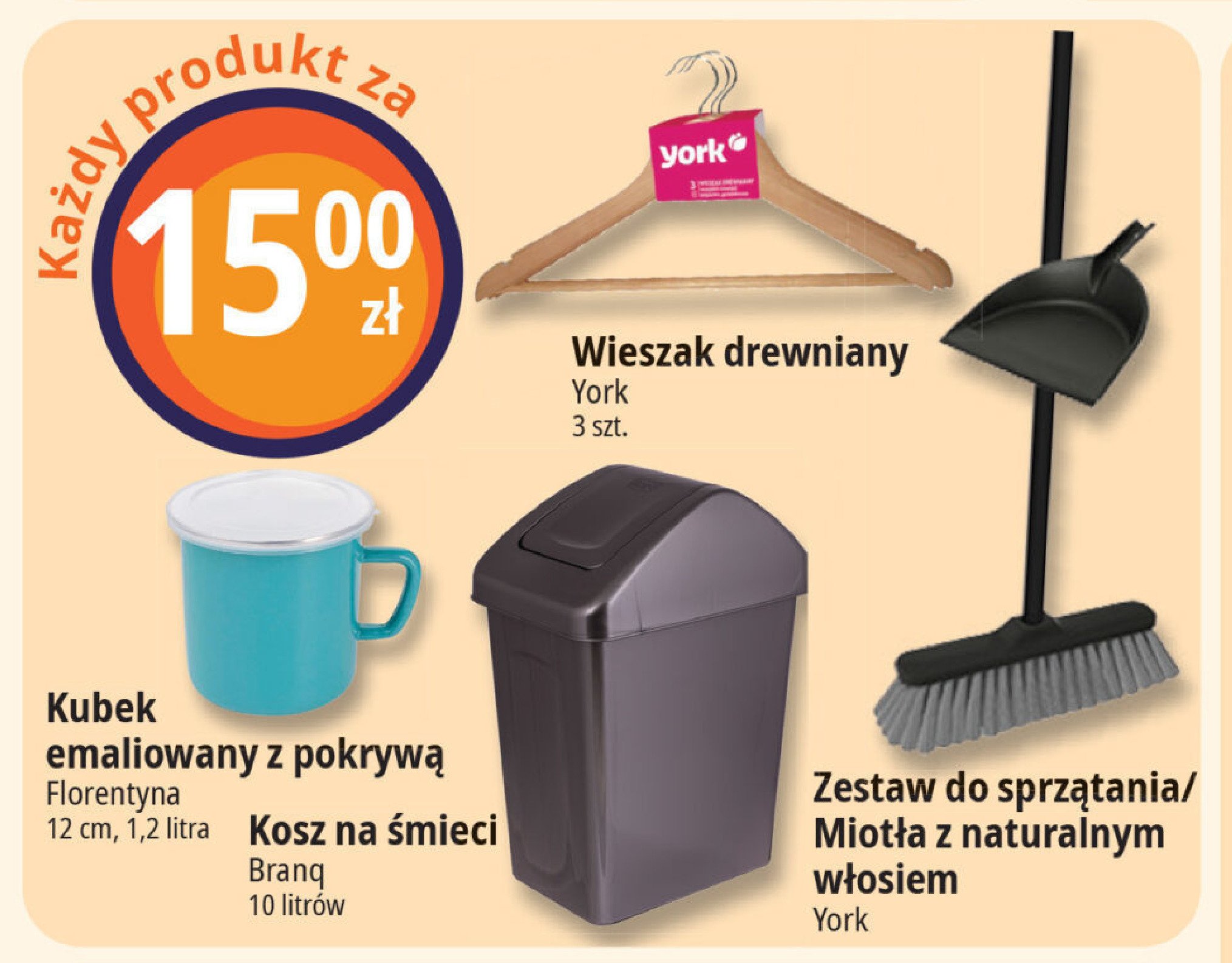 Kosz na śmieci poj. 10 l Branq promocja