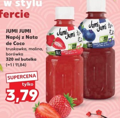 Napój z Nata de Coco malina promocja w Kaufland
