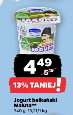 Jogurt bałkański  promocja w Netto
