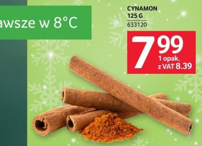 Cynamon 125 g promocja w Selgros