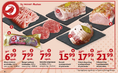 Mięso mielone ze schabu Auchan promocja