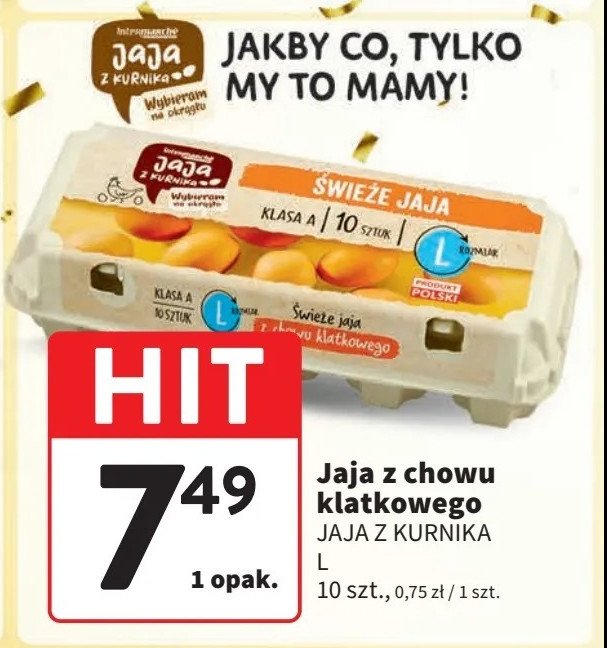 Jaja kl. l Jaja z kurnika promocja