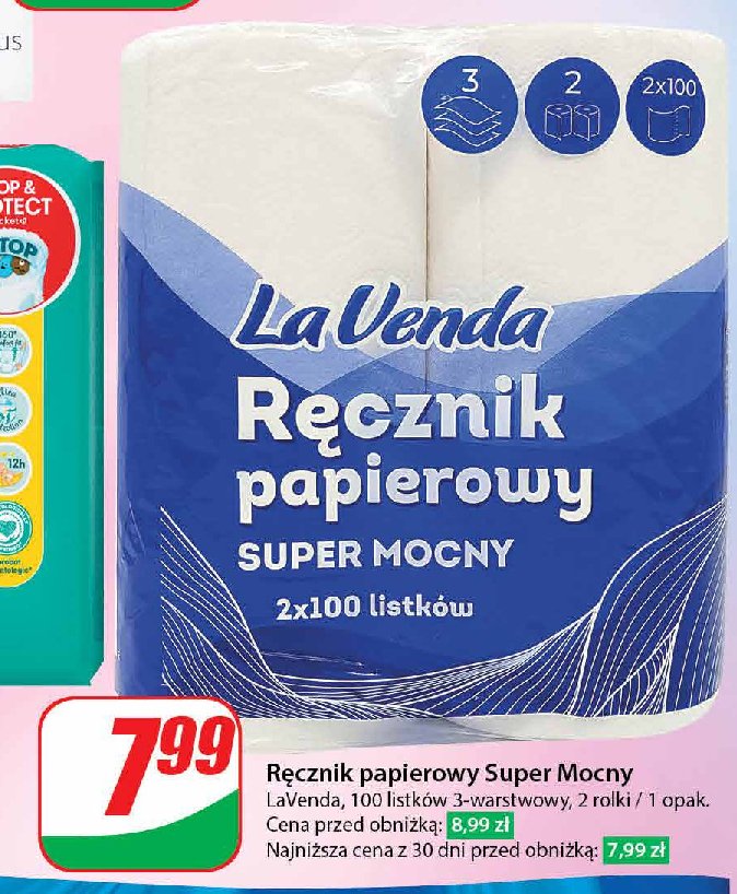 Ręcznik papierowy super mocny Lavenda promocja