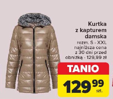 Kurtka damska z kapturem s-xxl promocja