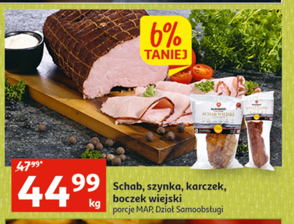 Boczek wiejski promocja w Intermarche