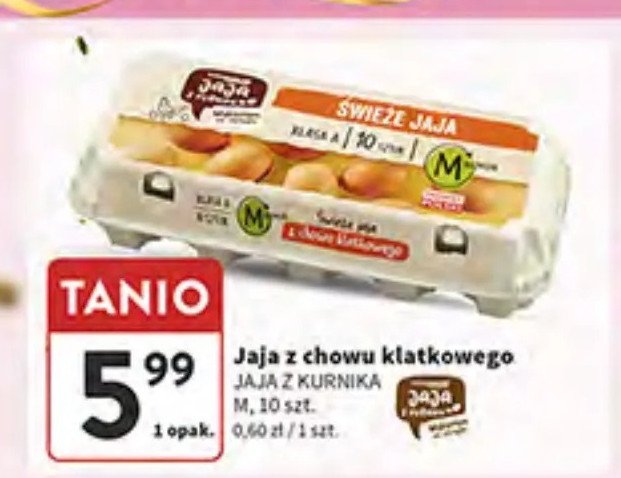 Jaja kl. m Jaja z kurnika promocja