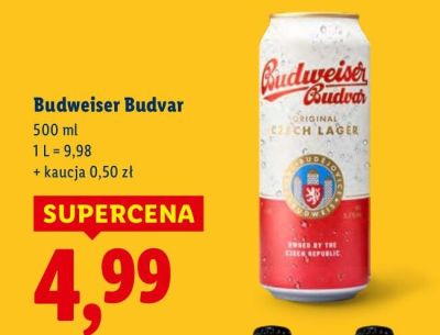 Piwo Budweiser Budvar promocja w Lidl