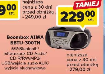 Boombox bbtuu-300tn AIWA promocja