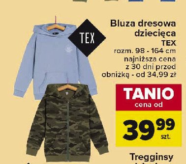 Bluza dresowa dziecięca 98-164 cm Tex promocja