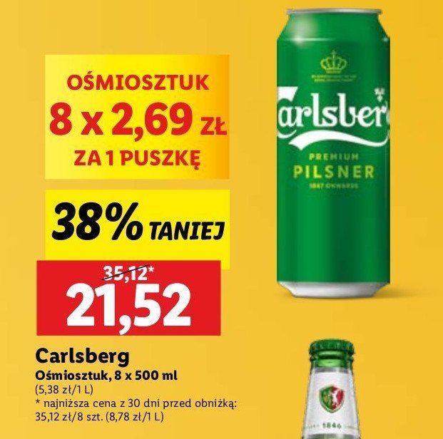 Piwo Carlsberg export premium pilsner promocja