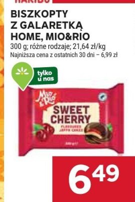 Biszkopty z galaretką Home, Mio&Rio promocja w Stokrotka