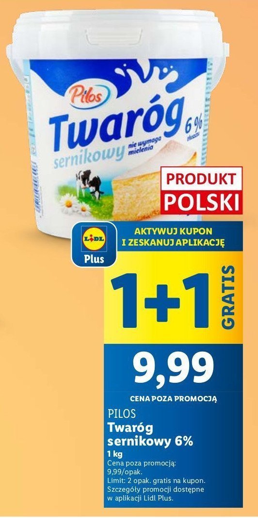 Twar贸g sernikowy Pilos promocja