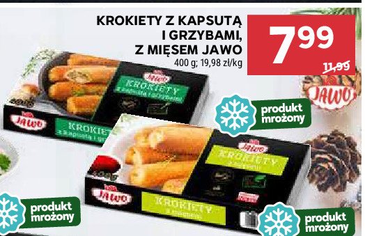 Krokiety z mięsem Jawo promocja