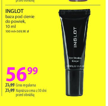 Baza pod cienie do powiek Inglot promocja w Hebe