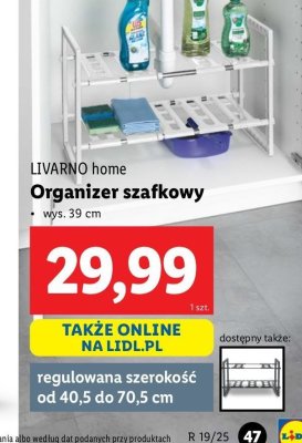 Organizer szafkowy LIVARNO HOME promocja