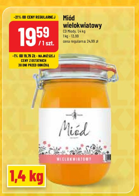 Miod wielokwiatowy Miody polskie promocja w Carrefour