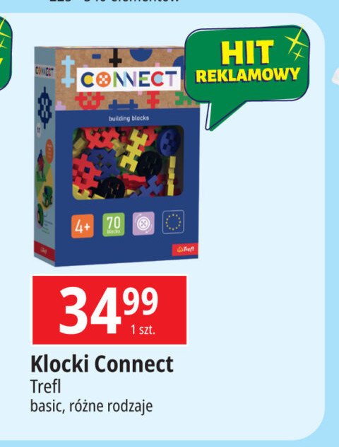 Klocki connect 70 el. Trefl promocja