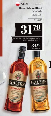 Rum Galeon Gold 0,5l promocja w POLOmarket