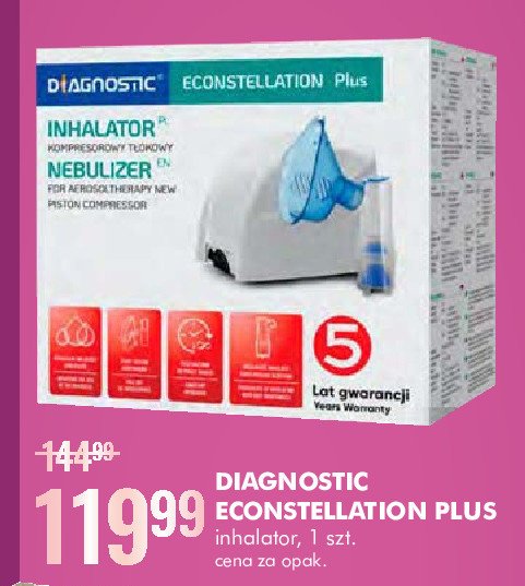 Inhalator econstellation Diagnostic promocja