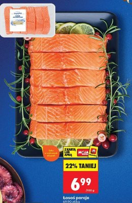 Łosoś porcje promocja w Biedronka