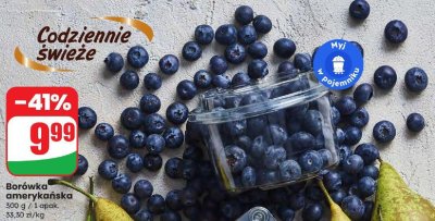 Borówka amerykańska 300 g promocja w Dino