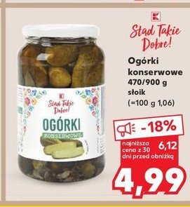 Ogórki konserwowe K-classic promocja