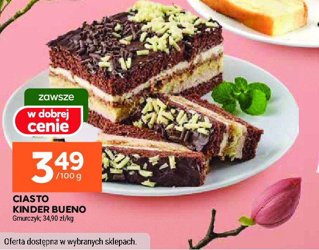 Ciasto kinder bueno GMURCZYK promocja