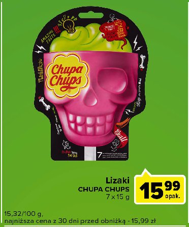 Lizak strawberry-lime Chupa chups promocja