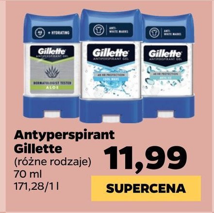 Antyperspirant aloe Gillette promocja