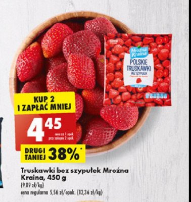 Truskawki Mroźna kraina promocja