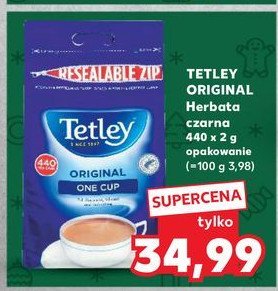 Herbata Tetley original (przed 2013) promocja w Kaufland