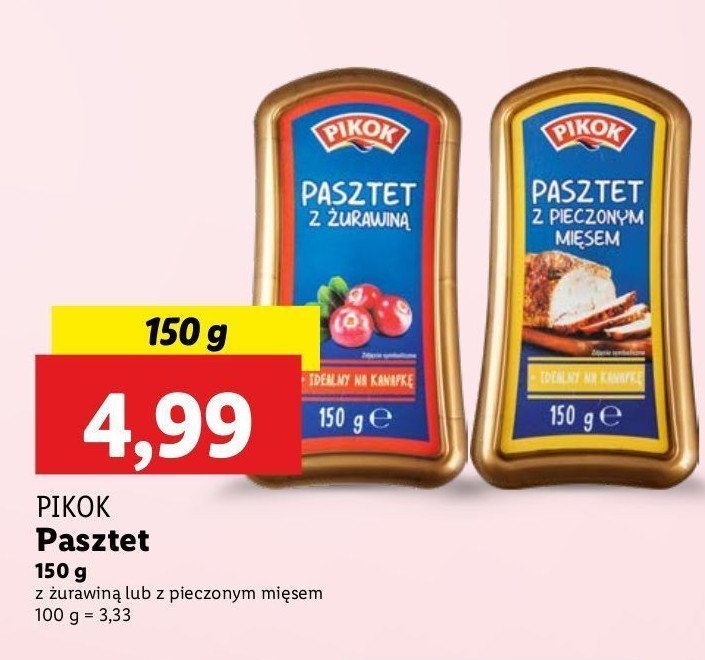 Pasztet z żurawiną Pikok promocja