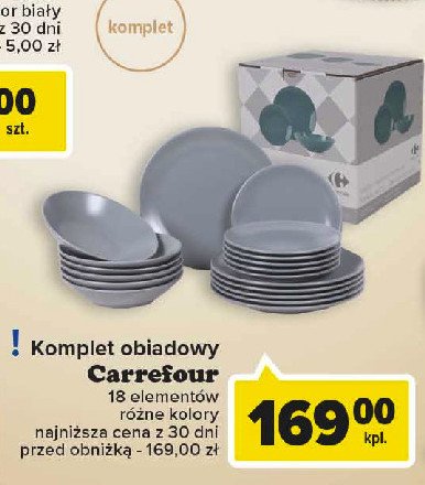 Komplet obiadowy Carrefour home promocja