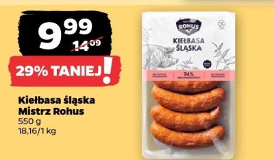 Kiełbasa śląska 550 g promocja w Netto