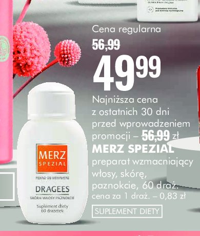 Drażetki wzmacniające Merz spezial dragees promocja