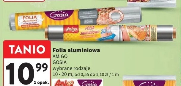 Folia aluminiowa 20 m Amigo promocja