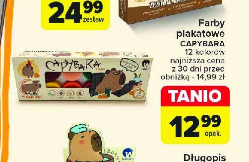 Farby plakatowe capybara Wikam promocja